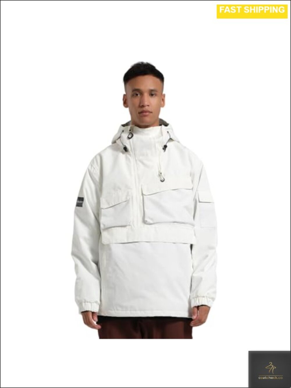 Men's Ski Snowboard Jacket Waterproof Insulated Hooded Winter Coat